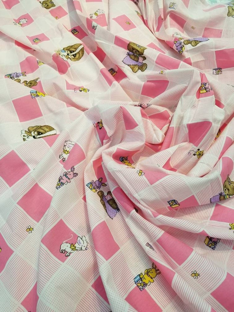 Cartoon Print Cotton Fabrics Usable for Children Clothing and Etsy