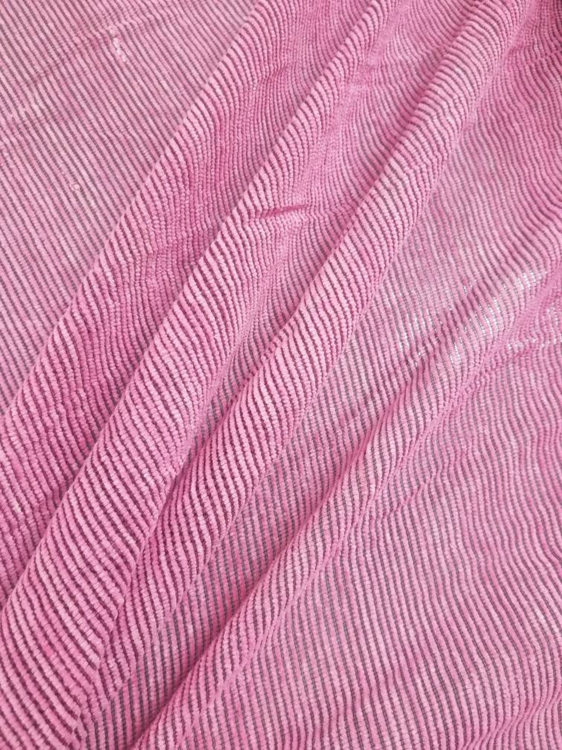 Rose Pink Color Silk Organza Cashmere Fabric Usable for - Etsy