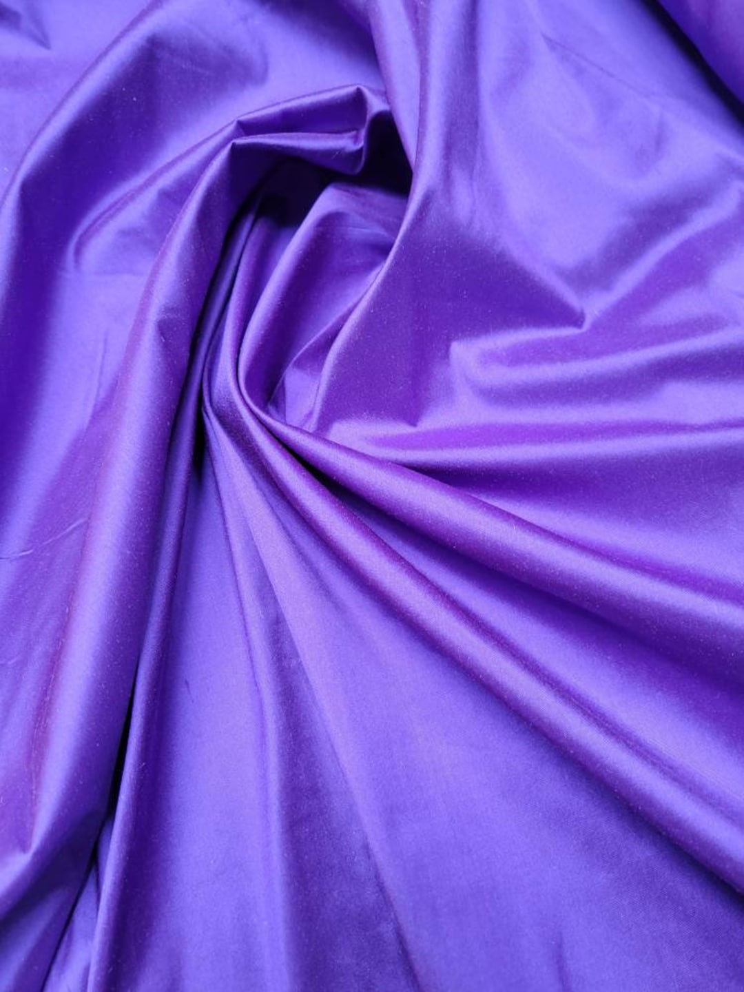 Purple Color 100 Silk Shantung Fabric Usable for Draperies & Etsy