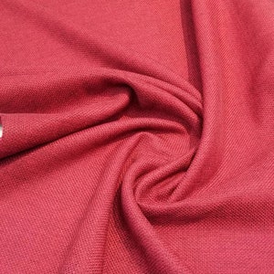 Red color heavy weight Upholstery fabric usable for interior designers and for sofa covers.
