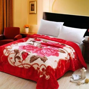 4 Ply Heavy Korean Mink Blanket, Fleece and warm for winter Weight 5 KG ( 11 lbs )