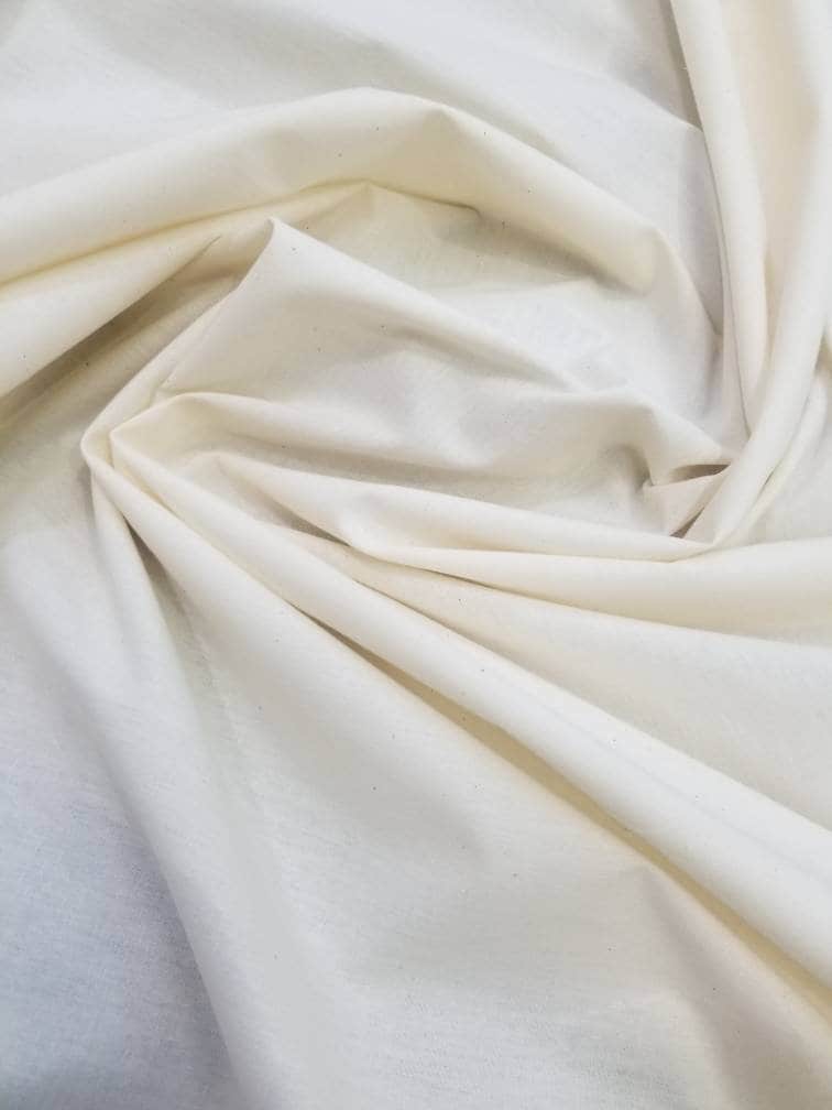 Muslin Fabric, 4.5oz Unbleached Cotton Sheeting