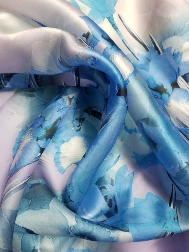 Silk Gazar Fabric Digital Printed by Yard 54 Wide. Can Etsy