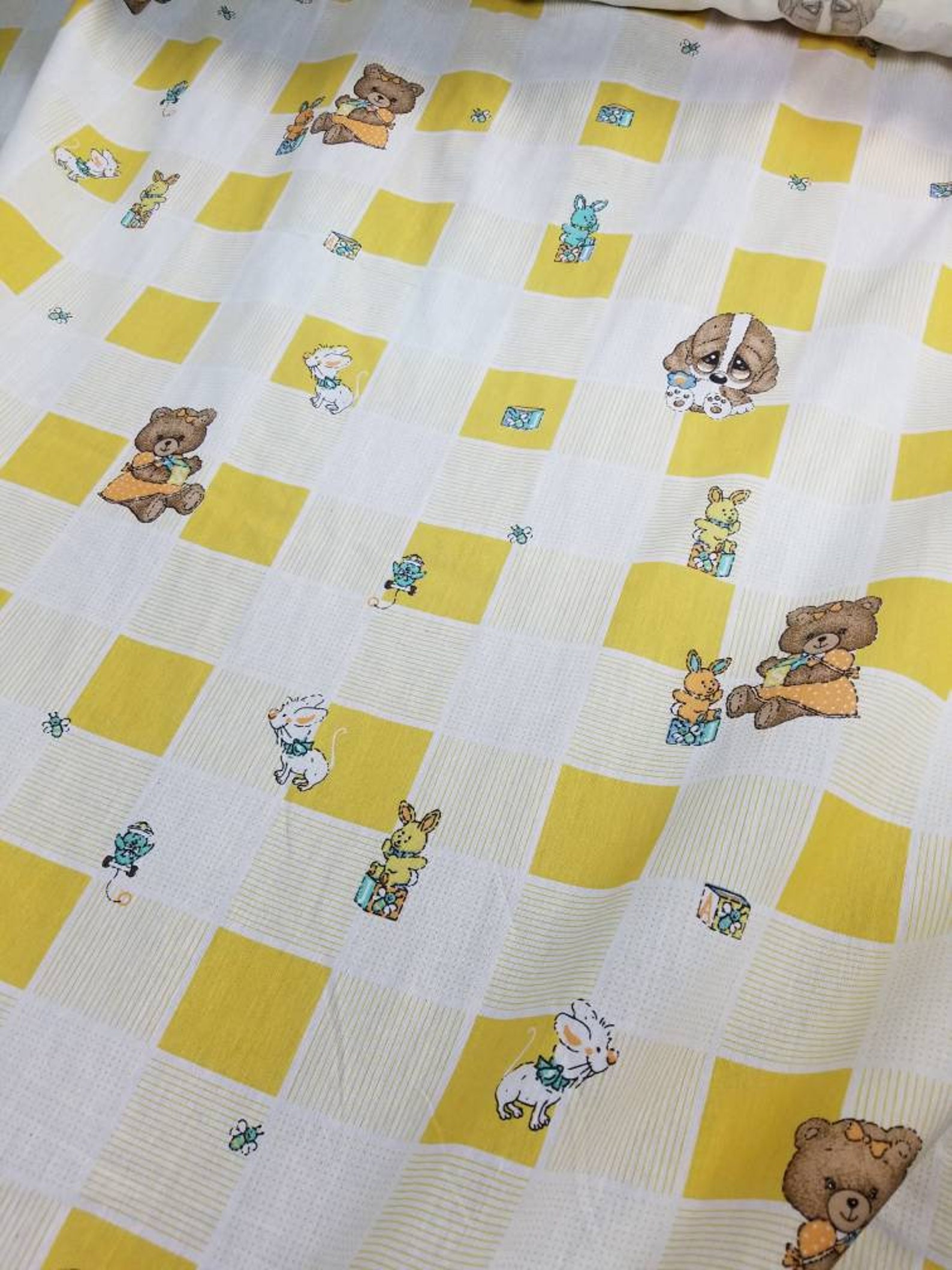 Cartoon Print Cotton Fabrics Usable for Children Clothing and Etsy