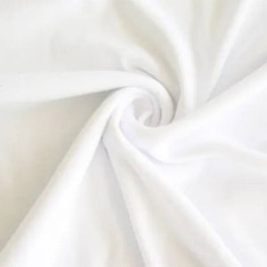 White color Mercerized durable  Cotton  fabric usable for Decorations, Wall Hanging, Floor Covering, Bed Cover  and all  interior designing
