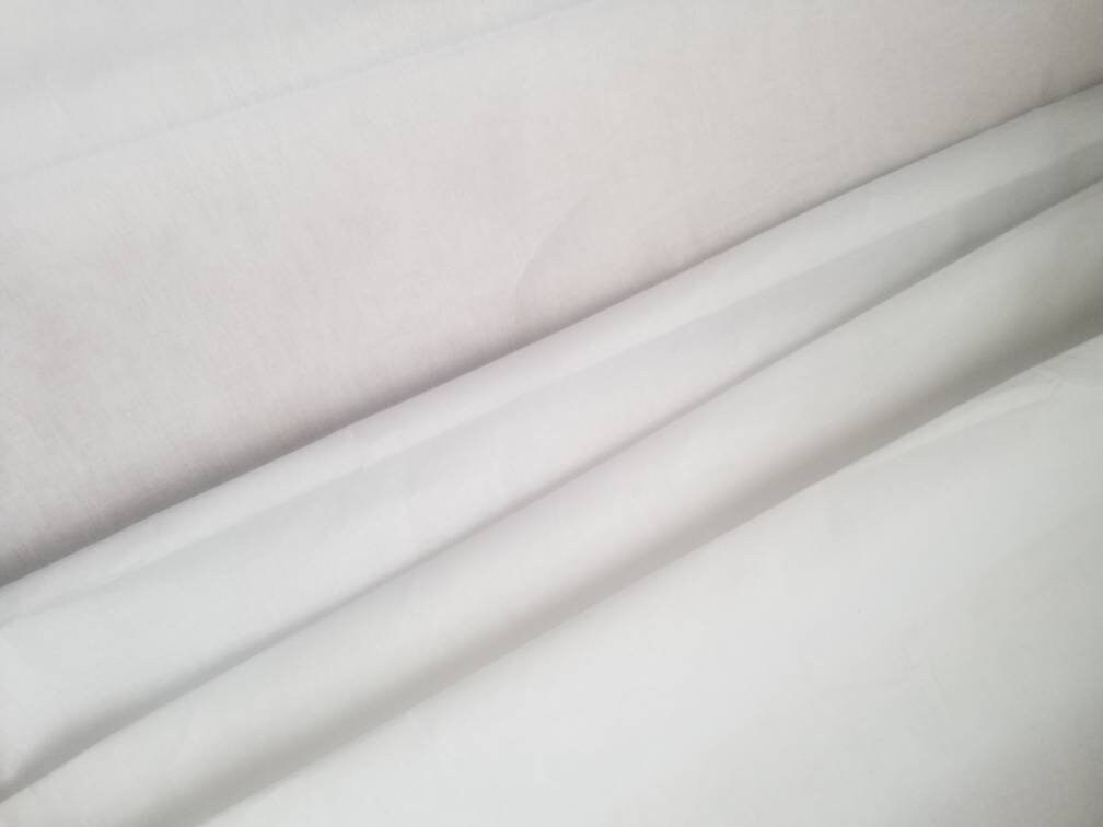 White 100% Cotton Organdy, This Fabric is Stiff Semi Sheer Fabric