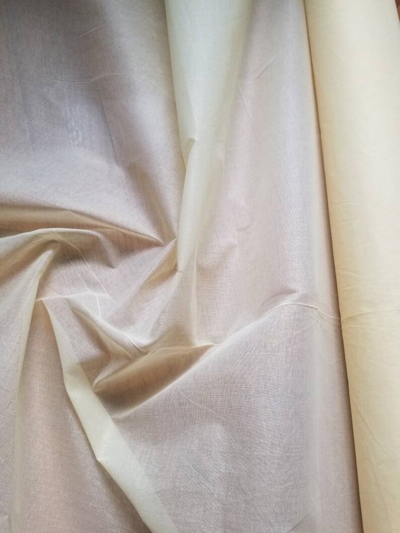 Lemon Color 100% Cotton Organdy This Fabric is Stiff Semi - Etsy