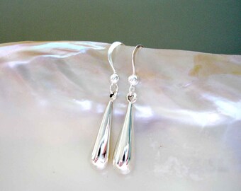 Ladies' Sterling Silver Drop Earrings -  925 Silver Jewelry - Jewellery Gift for Her