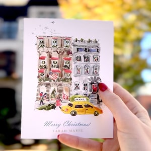 Christmastime in the City Christmas Cards