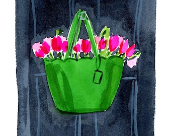 Preppy art | Etsy