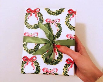 girly christmas wrapping paper
