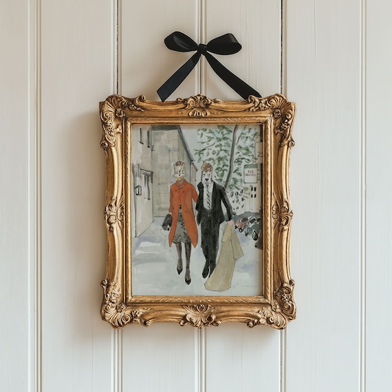 Breakfast at Tiffany's Print: Holly and Fred's Cat Dash {breakfast