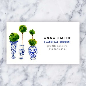 Custom Business/Calling Cards: Topiaries