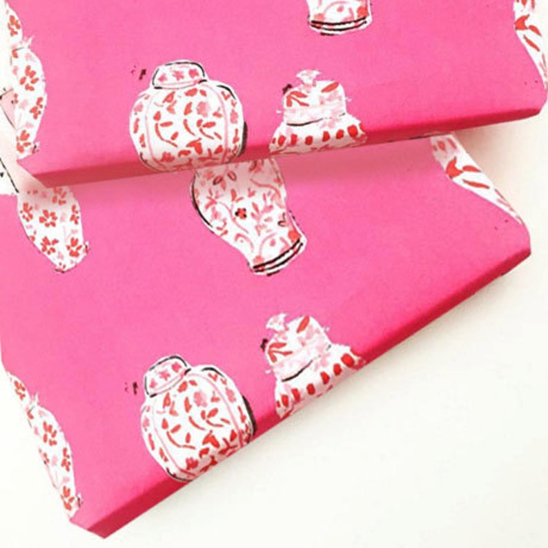 Wrapping Paper Ginger Jar Etsy