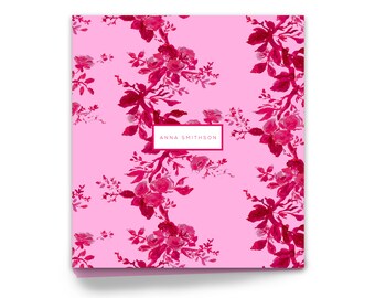 Heirloom Binder Glossy Personalized Binder: Midge Floral (Heirloom Quality Hardcover)