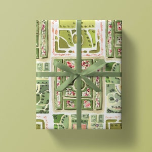 Wrapping Paper: French Gardens Paris, Holiday, Birthday, Gift Wrap, Christmas image 2