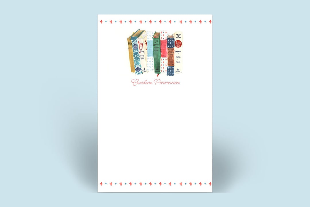 Notepad Julia & Joy paper Notepad, to Do List, Paris Notepad, Recipe