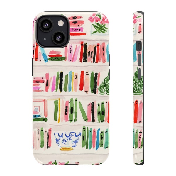 Bright Bookshelf Phone Case