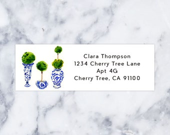 Address Label: Topiaries Address Label