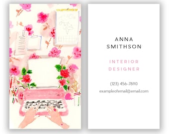 Custom Business/Calling Cards: The Typist