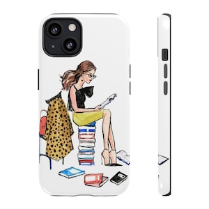 Retro Modern Reader Phone Case {iPhone 13 Case, Samsung Case}