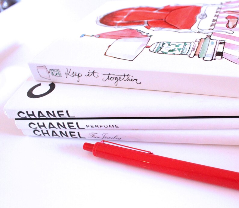 Illustrated Journal Notebook Keep It Together Illustrated Etsy