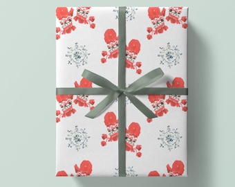 Christmas Wrapping Paper: Merry Mittens {Christmas, Holiday, Birthday, Gift Wrap}