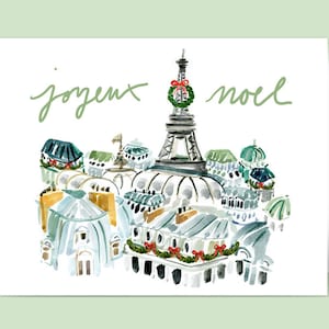 Parisian Christmas Card