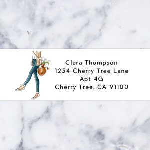 Address Label: Tulip Bag Address Label
