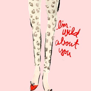 Greeting Cards: Wild About You {Cheetah}