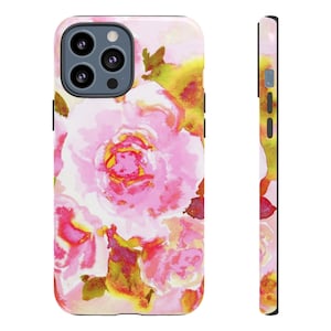 Fluffy Roses Pink Phone Case