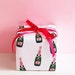Cute Wrapping Paper: Bubbly Champagne Gift Wrap (pink and green wrapping paper) {Christmas, Holiday, Birthday, Gift Wrap} 