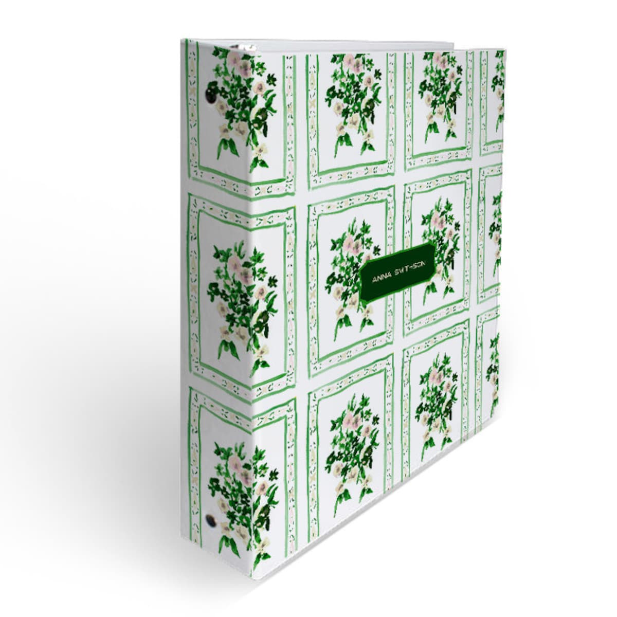 Heirloom Glossy Binder: Jackie Brocade Floral (personalized 3 Ring Binder) - Etsy