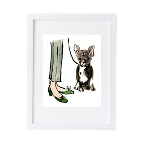 Art Print: Frenchie & Flats cute Wall Art Home Decorating - Etsy