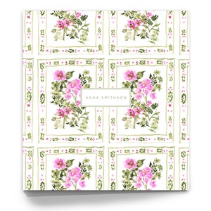 Heirloom Binder Glossy Personalized Binder: Camille Floral (Heirloom Quality Hardcover)