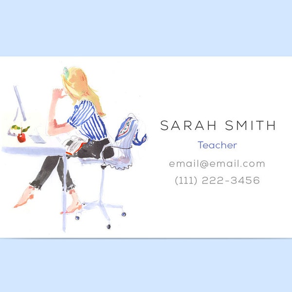 Custom Business/Calling Cards: Teacher