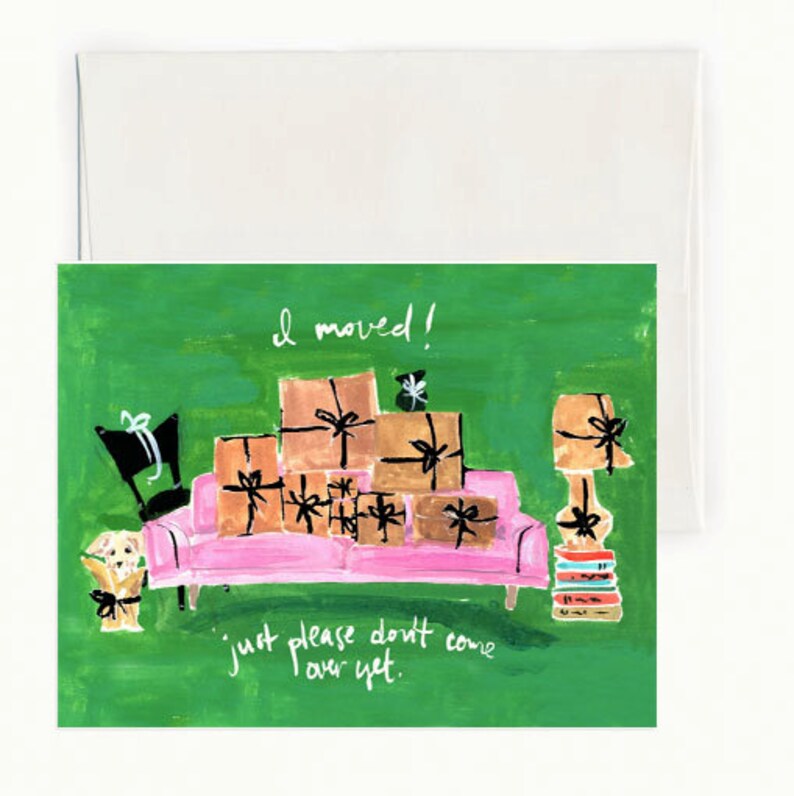 Moving Cards Notecards Greeting Cards Stationery Stationary Etsy