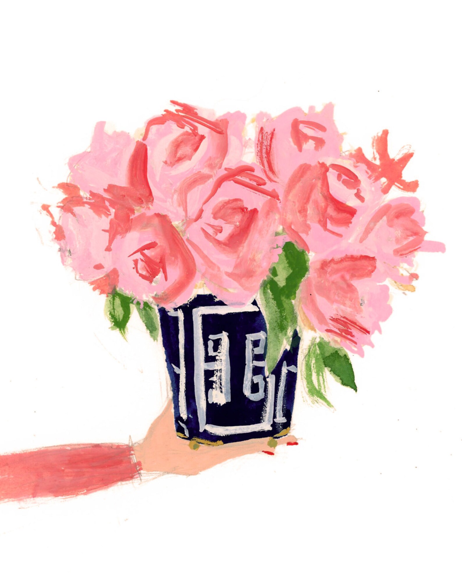 Art Print Wall Art Preppy Florals for You cute Art Print Etsy