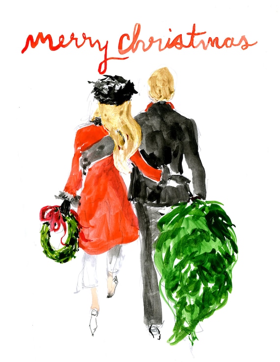 Couples christmas cards deals