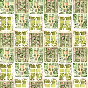 Wrapping Paper: French Gardens Paris, Holiday, Birthday, Gift Wrap, Christmas image 3