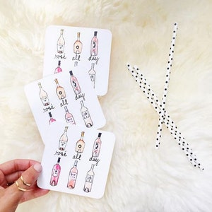 Rosé All Day Coasters