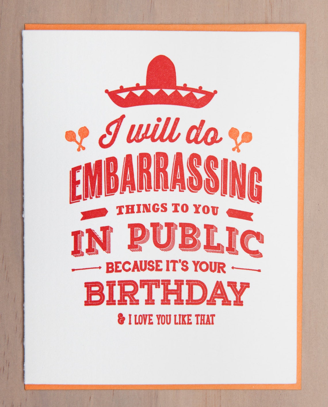 embarrassing birthday cards