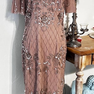 Vintage Adrianna Papell Beaded Dress image 2