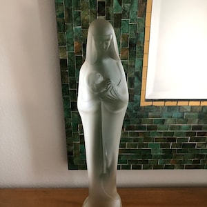 Stef Uiterwaal Frosted Glass Madonna 1930