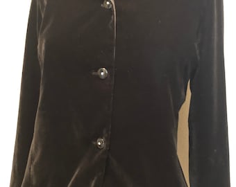 Vintage Nicole Miller Velvet 2 piece Suit