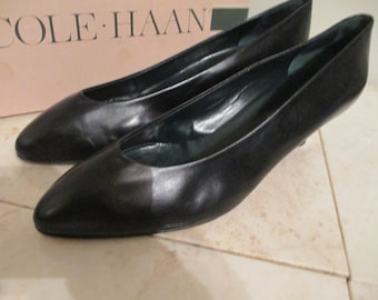 Cole Haan Black Kitten Heels