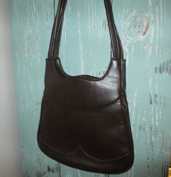 Leather Saddle Handbag