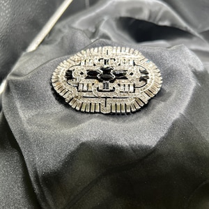 Vintage KJL Rhinestone Brooch