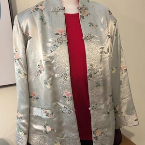 Vintage Silk Oriental Reversible Jacket