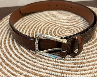 Brighton Brown Leather Belt
